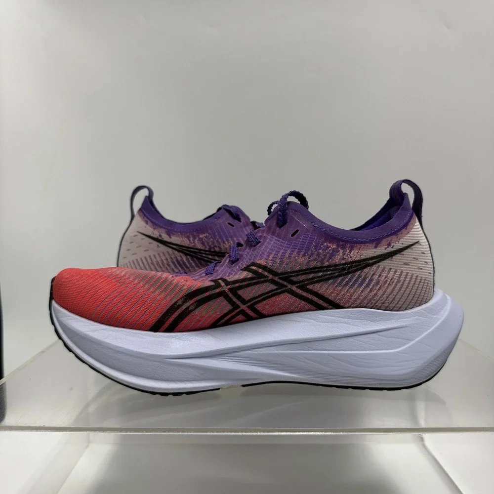 ASICS Megablast Red Purple Running Shoes 1013A170 Men's Size 5 / Women's 6.5
